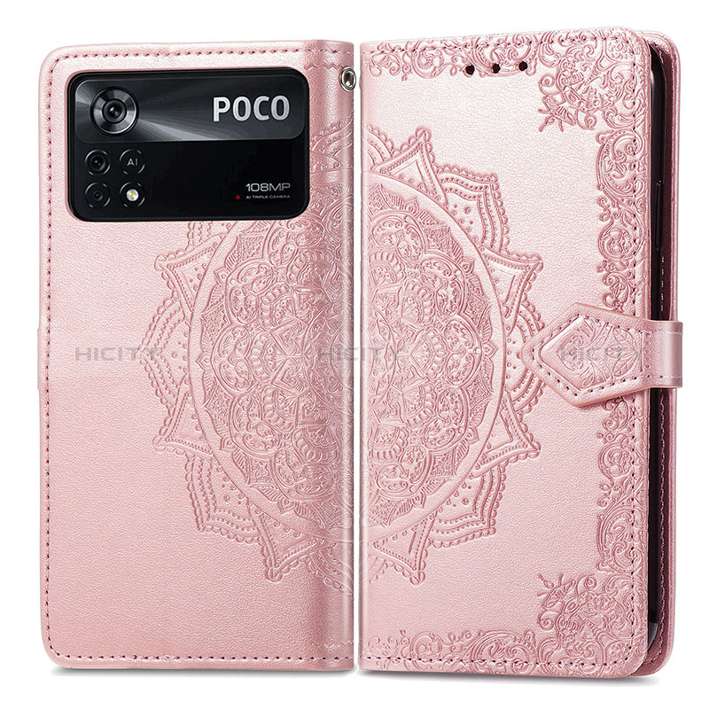 Custodia Portafoglio In Pelle Fantasia Modello Cover con Supporto per Xiaomi Poco X4 Pro 5G