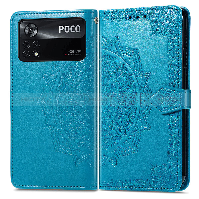 Custodia Portafoglio In Pelle Fantasia Modello Cover con Supporto per Xiaomi Poco X4 Pro 5G