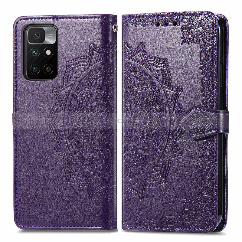 Custodia Portafoglio In Pelle Fantasia Modello Cover con Supporto per Xiaomi Redmi 10 (2022)