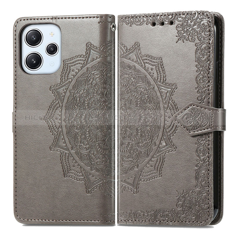 Custodia Portafoglio In Pelle Fantasia Modello Cover con Supporto per Xiaomi Redmi 12 4G