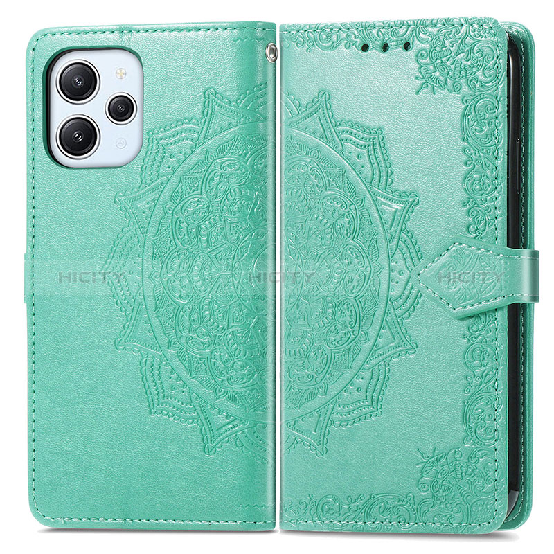 Custodia Portafoglio In Pelle Fantasia Modello Cover con Supporto per Xiaomi Redmi 12 4G