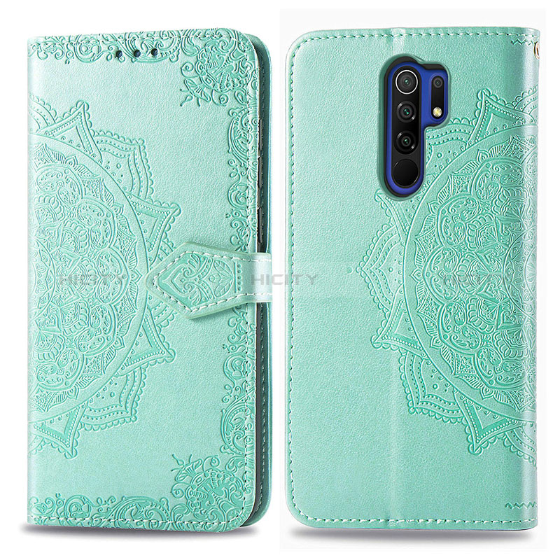 Custodia Portafoglio In Pelle Fantasia Modello Cover con Supporto per Xiaomi Redmi 9