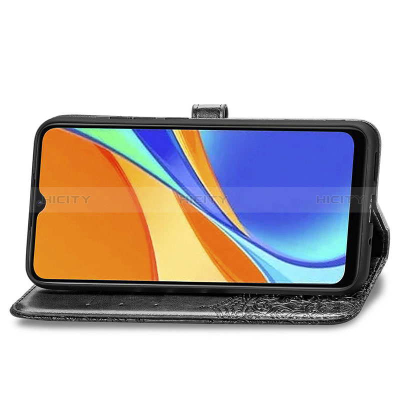 Custodia Portafoglio In Pelle Fantasia Modello Cover con Supporto per Xiaomi Redmi 9 Activ