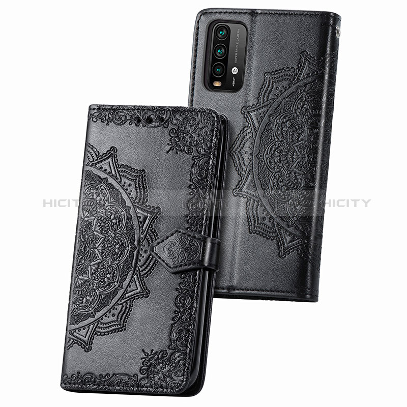 Custodia Portafoglio In Pelle Fantasia Modello Cover con Supporto per Xiaomi Redmi 9 Power