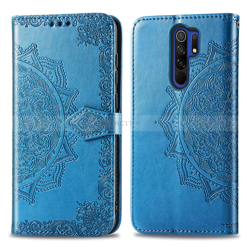 Custodia Portafoglio In Pelle Fantasia Modello Cover con Supporto per Xiaomi Redmi 9 Prime India