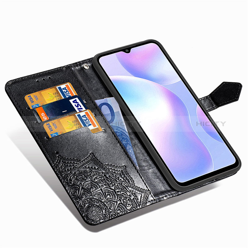 Custodia Portafoglio In Pelle Fantasia Modello Cover con Supporto per Xiaomi Redmi 9AT