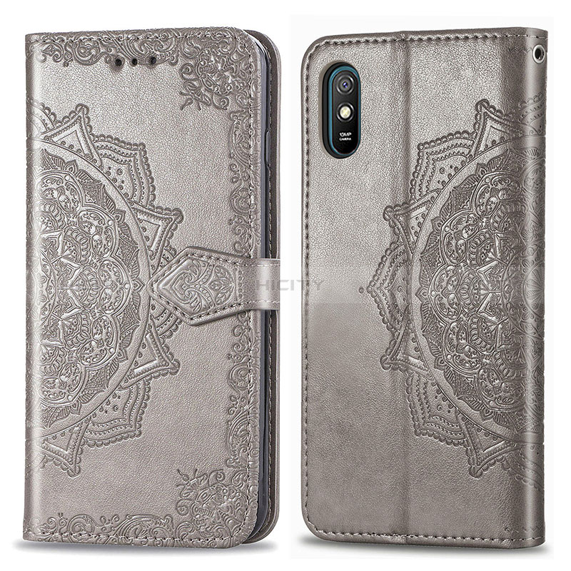 Custodia Portafoglio In Pelle Fantasia Modello Cover con Supporto per Xiaomi Redmi 9AT