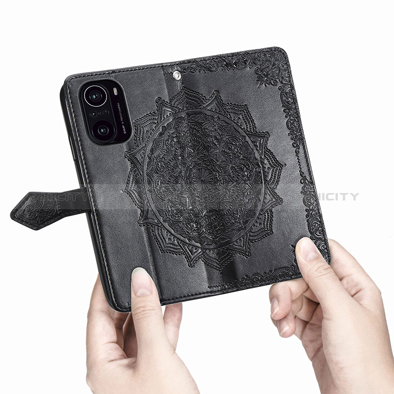 Custodia Portafoglio In Pelle Fantasia Modello Cover con Supporto per Xiaomi Redmi K40 5G