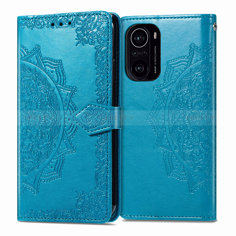 Custodia Portafoglio In Pelle Fantasia Modello Cover con Supporto per Xiaomi Redmi K40 Pro 5G