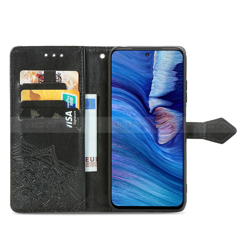 Custodia Portafoglio In Pelle Fantasia Modello Cover con Supporto per Xiaomi Redmi Note 10 5G