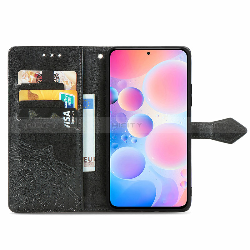 Custodia Portafoglio In Pelle Fantasia Modello Cover con Supporto per Xiaomi Redmi Note 10 Pro Max