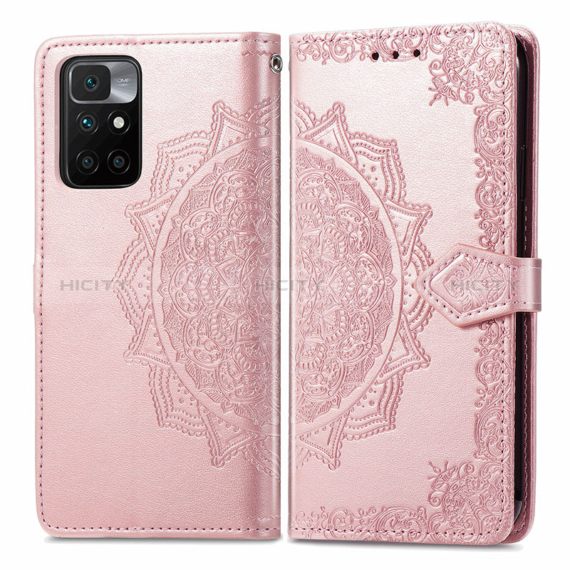 Custodia Portafoglio In Pelle Fantasia Modello Cover con Supporto per Xiaomi Redmi Note 11 4G (2021)