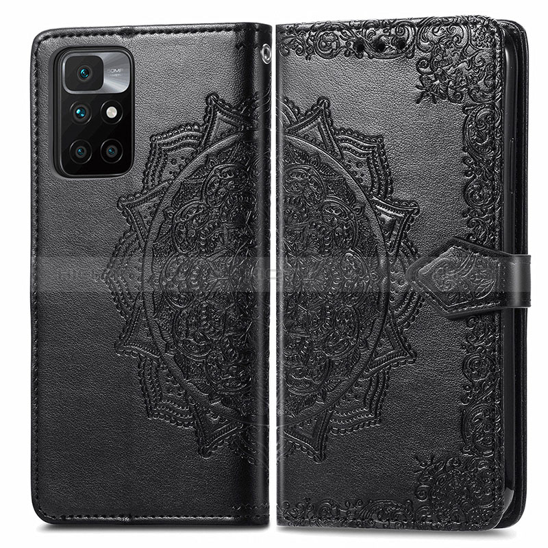 Custodia Portafoglio In Pelle Fantasia Modello Cover con Supporto per Xiaomi Redmi Note 11 4G (2021)