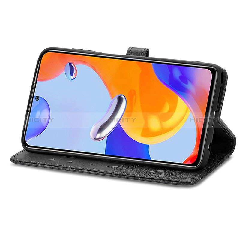 Custodia Portafoglio In Pelle Fantasia Modello Cover con Supporto per Xiaomi Redmi Note 11 Pro 4G