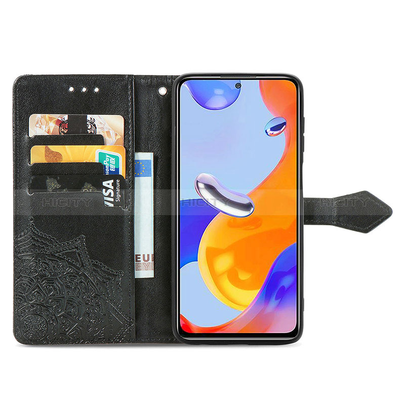 Custodia Portafoglio In Pelle Fantasia Modello Cover con Supporto per Xiaomi Redmi Note 11 Pro 4G