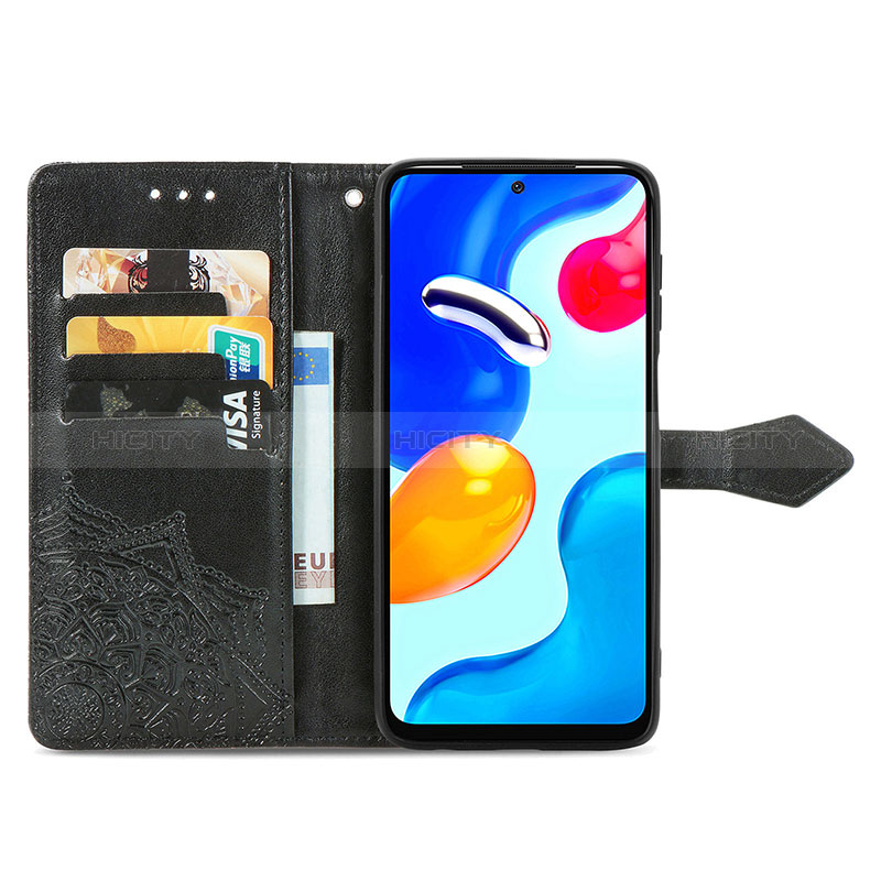 Custodia Portafoglio In Pelle Fantasia Modello Cover con Supporto per Xiaomi Redmi Note 11S 4G