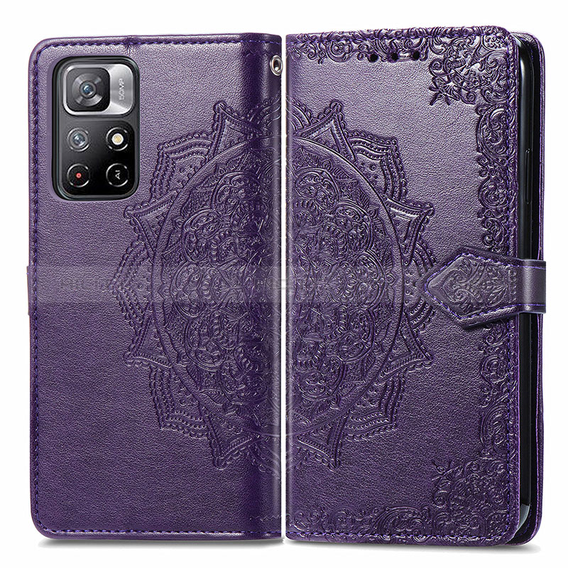 Custodia Portafoglio In Pelle Fantasia Modello Cover con Supporto per Xiaomi Redmi Note 11S 5G