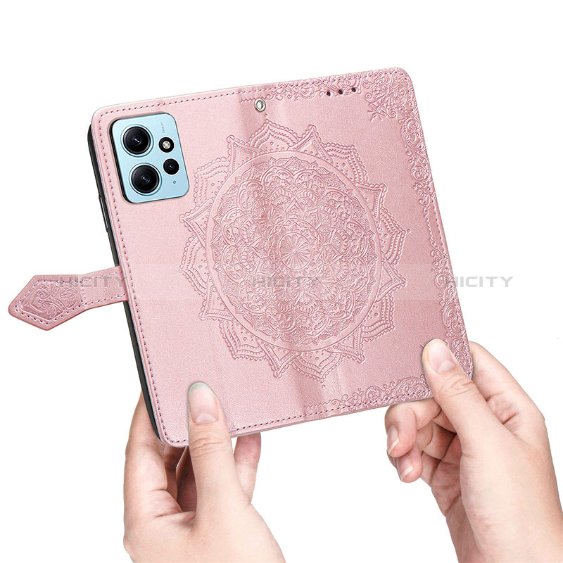 Custodia Portafoglio In Pelle Fantasia Modello Cover con Supporto per Xiaomi Redmi Note 12 4G