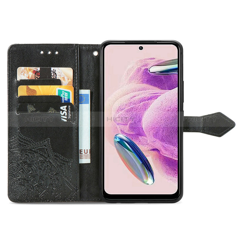 Custodia Portafoglio In Pelle Fantasia Modello Cover con Supporto per Xiaomi Redmi Note 12S