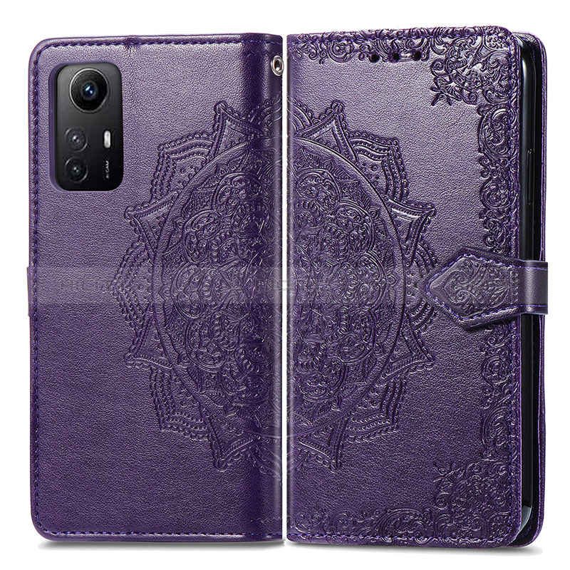 Custodia Portafoglio In Pelle Fantasia Modello Cover con Supporto per Xiaomi Redmi Note 12S