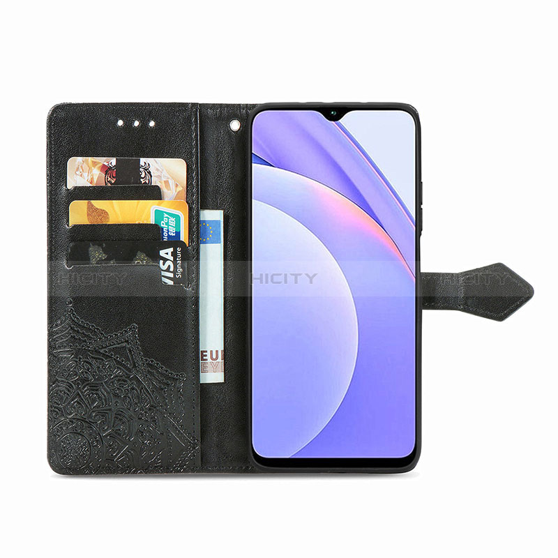 Custodia Portafoglio In Pelle Fantasia Modello Cover con Supporto per Xiaomi Redmi Note 9 4G