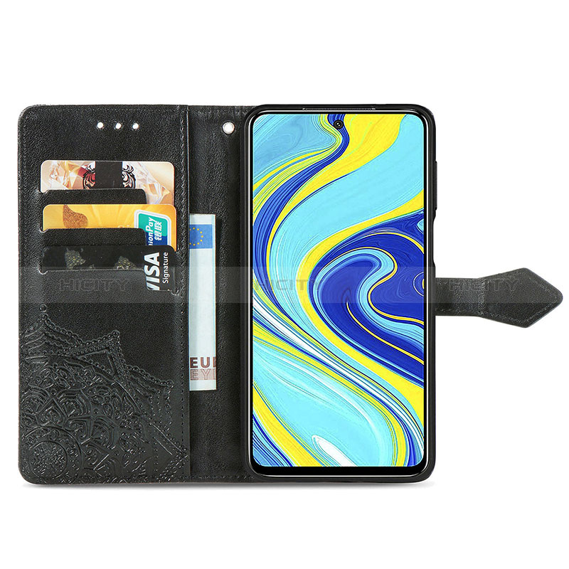 Custodia Portafoglio In Pelle Fantasia Modello Cover con Supporto per Xiaomi Redmi Note 9 Pro Max