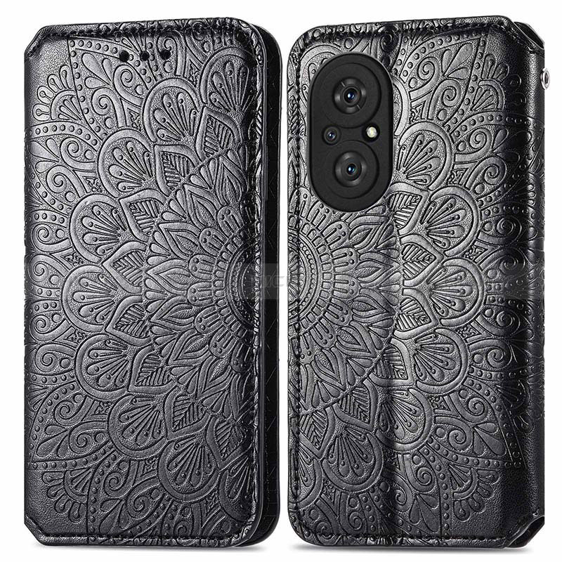 Custodia Portafoglio In Pelle Fantasia Modello Cover con Supporto S01D per Huawei Honor 50 SE 5G