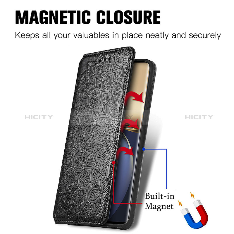 Custodia Portafoglio In Pelle Fantasia Modello Cover con Supporto S01D per Huawei Honor Magic3 Pro 5G