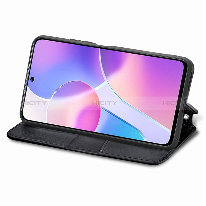 Custodia Portafoglio In Pelle Fantasia Modello Cover con Supporto S01D per Huawei Honor X30i