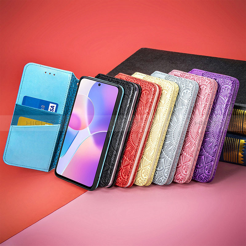 Custodia Portafoglio In Pelle Fantasia Modello Cover con Supporto S01D per Huawei Honor X30i