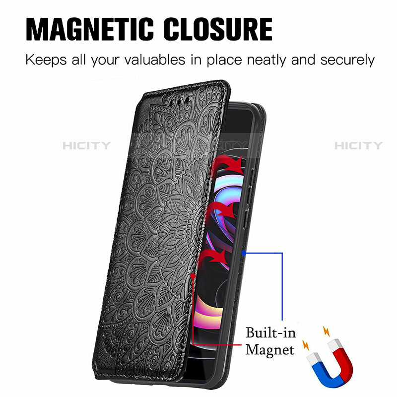 Custodia Portafoglio In Pelle Fantasia Modello Cover con Supporto S01D per Motorola Moto Edge 20 Pro 5G