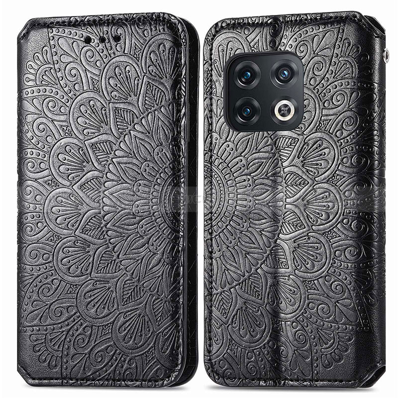 Custodia Portafoglio In Pelle Fantasia Modello Cover con Supporto S01D per OnePlus 10 Pro 5G