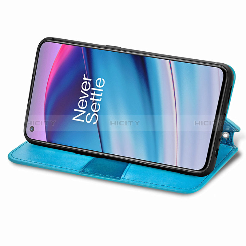 Custodia Portafoglio In Pelle Fantasia Modello Cover con Supporto S01D per OnePlus Nord CE 5G