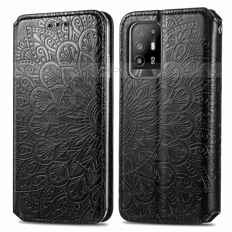 Custodia Portafoglio In Pelle Fantasia Modello Cover con Supporto S01D per Oppo A94 5G