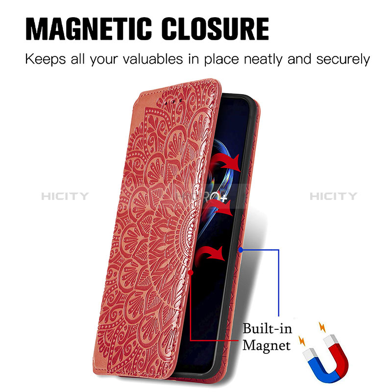 Custodia Portafoglio In Pelle Fantasia Modello Cover con Supporto S01D per Realme 9 4G