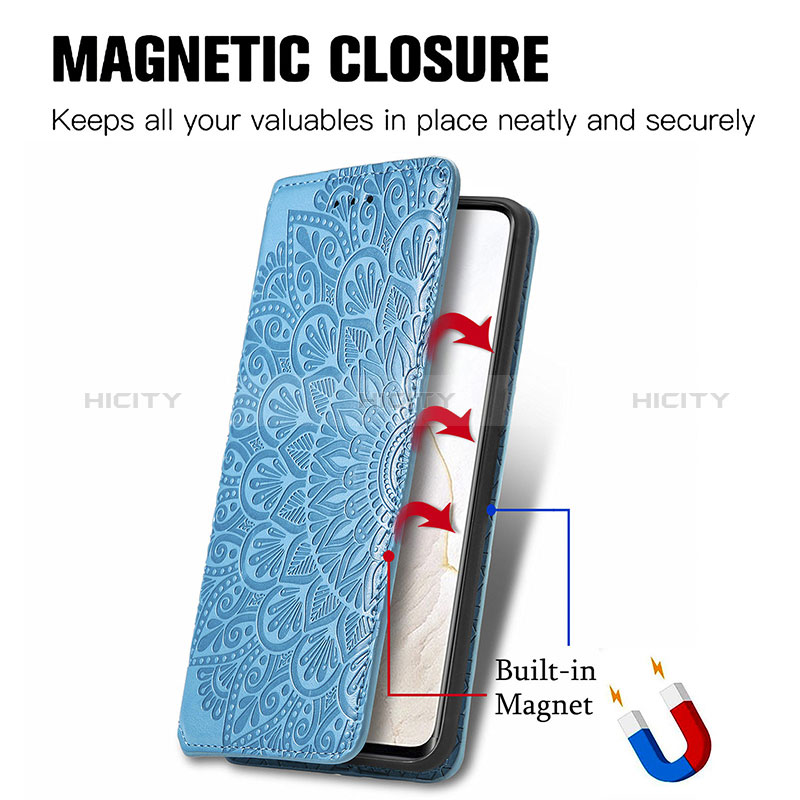 Custodia Portafoglio In Pelle Fantasia Modello Cover con Supporto S01D per Realme GT Master Explorer 5G