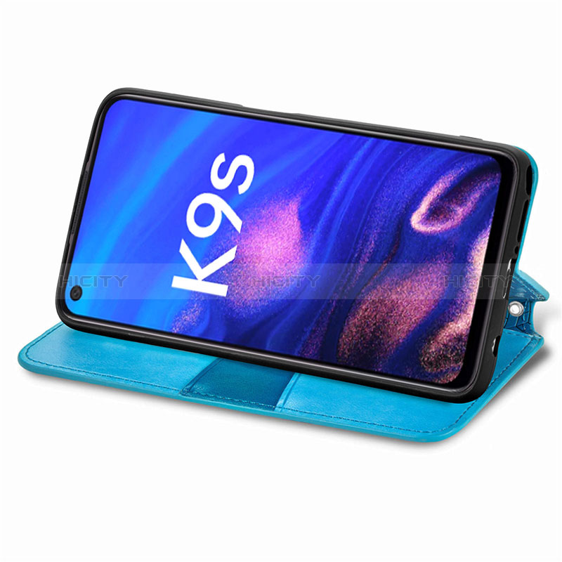 Custodia Portafoglio In Pelle Fantasia Modello Cover con Supporto S01D per Realme Q3s 5G