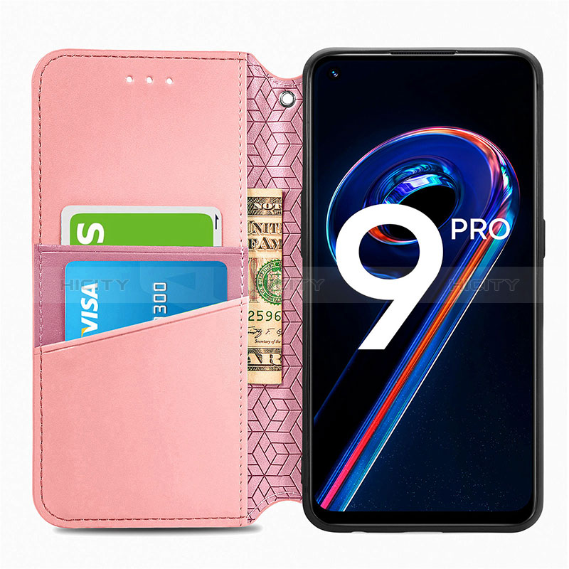 Custodia Portafoglio In Pelle Fantasia Modello Cover con Supporto S01D per Realme Q5 5G