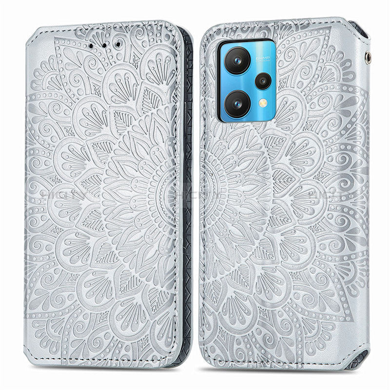 Custodia Portafoglio In Pelle Fantasia Modello Cover con Supporto S01D per Realme V25 5G