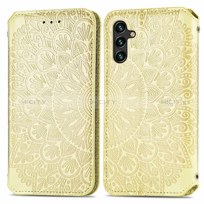 Custodia Portafoglio In Pelle Fantasia Modello Cover con Supporto S01D per Samsung Galaxy A04s