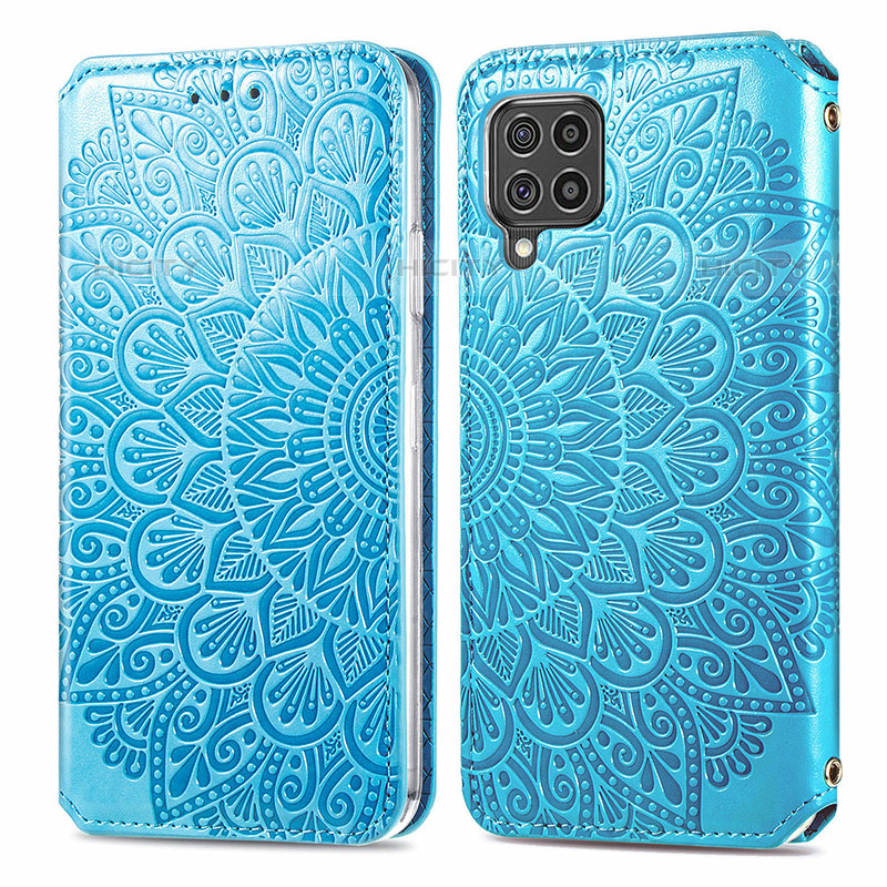 Custodia Portafoglio In Pelle Fantasia Modello Cover con Supporto S01D per Samsung Galaxy M62 4G