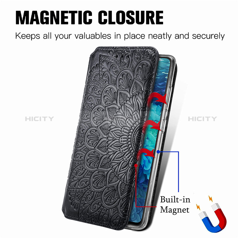 Custodia Portafoglio In Pelle Fantasia Modello Cover con Supporto S01D per Samsung Galaxy S20 Lite 5G