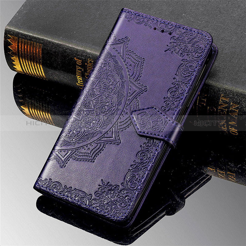 Custodia Portafoglio In Pelle Fantasia Modello Cover con Supporto S01D per Samsung Galaxy S24 Ultra 5G Viola