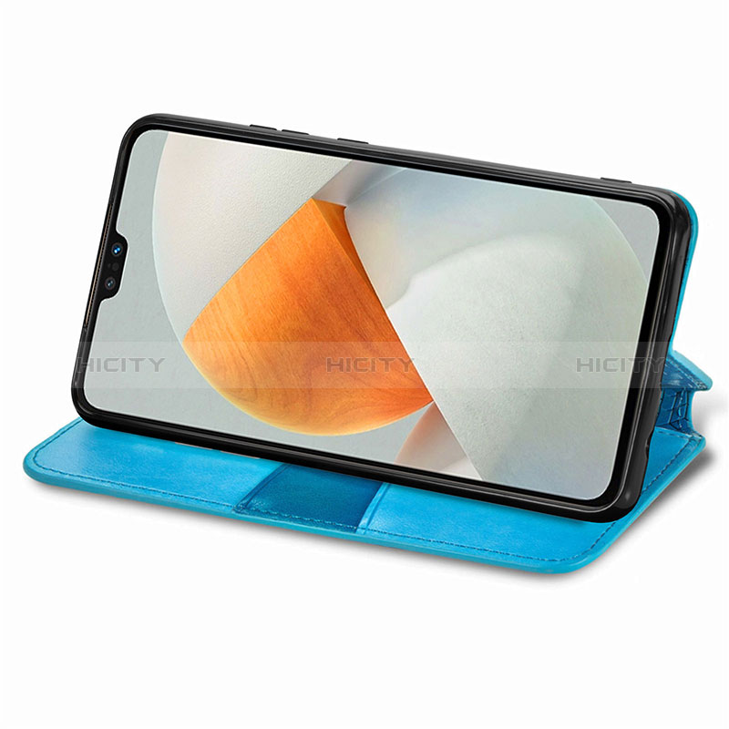 Custodia Portafoglio In Pelle Fantasia Modello Cover con Supporto S01D per Vivo V23 5G