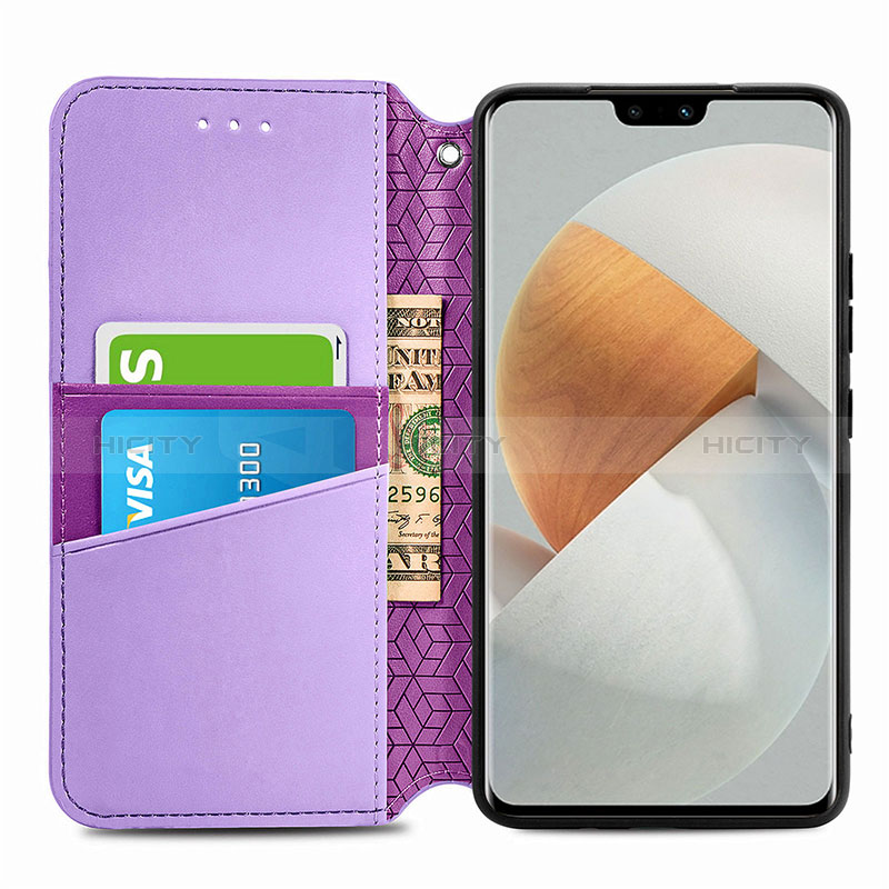 Custodia Portafoglio In Pelle Fantasia Modello Cover con Supporto S01D per Vivo V23 Pro 5G