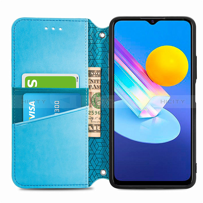 Custodia Portafoglio In Pelle Fantasia Modello Cover con Supporto S01D per Vivo Y72 5G