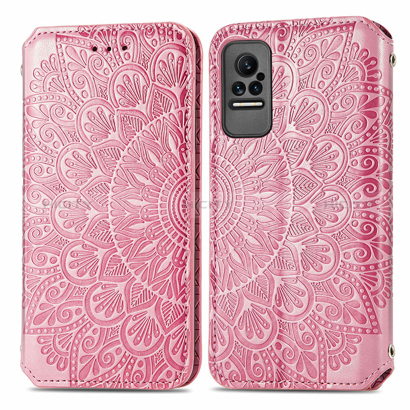 Custodia Portafoglio In Pelle Fantasia Modello Cover con Supporto S01D per Xiaomi Civi 1S 5G