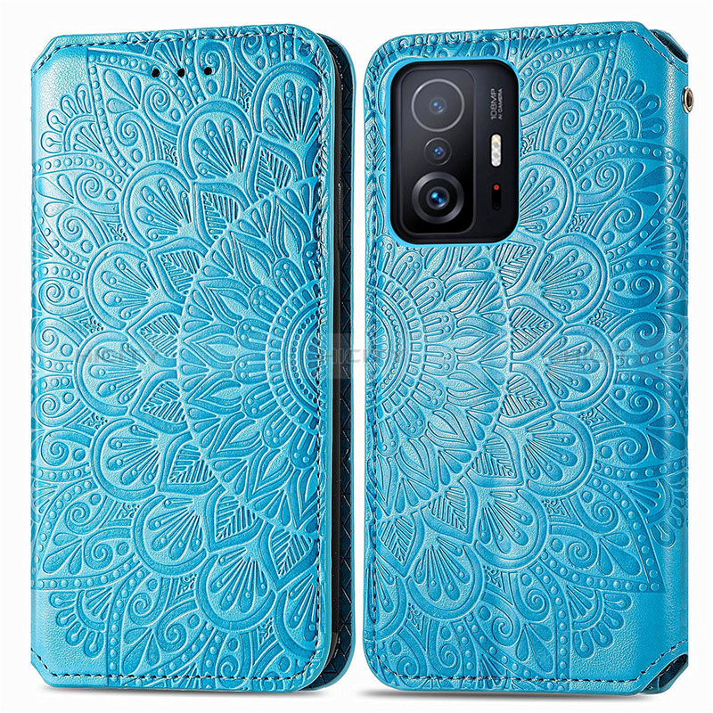 Custodia Portafoglio In Pelle Fantasia Modello Cover con Supporto S01D per Xiaomi Mi 11T 5G