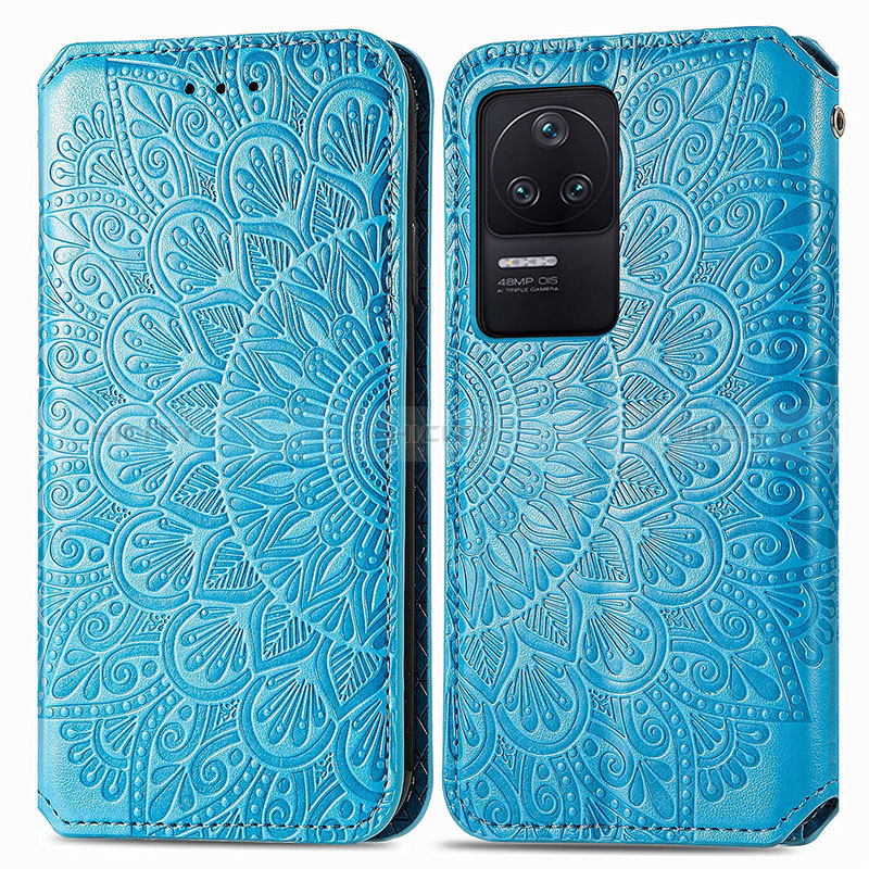 Custodia Portafoglio In Pelle Fantasia Modello Cover con Supporto S01D per Xiaomi Poco F4 5G