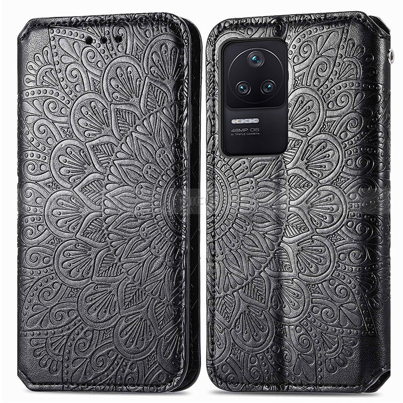 Custodia Portafoglio In Pelle Fantasia Modello Cover con Supporto S01D per Xiaomi Poco F4 5G